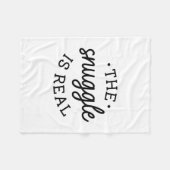 Die Schnauze ist echt Fleecedecke (Vorderseite (Horizontal))