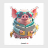 Die Schnauze-Sticker beim Crafting erleben Aufkleber (Blatt)