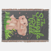 Die Schnecke ist ein echter Niedlicher Bärenhaufen Decke