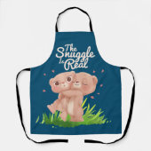 Die Schnecke ist ein echter Niedlicher Bärenhaufen Schürze (Vorderseite)