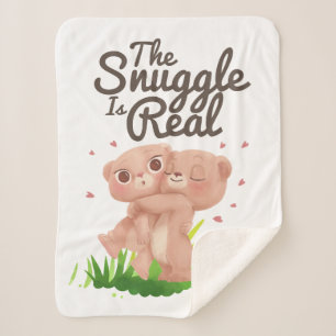 Die Schnecke ist ein echter Niedlicher Bärenhaufen Sherpadecke