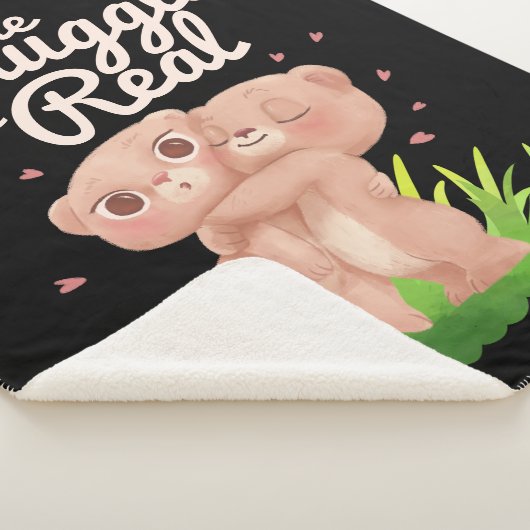 Die Schnecke ist ein echter Niedlicher Bärenhaufen Sherpadecke (3/4)