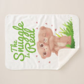 Die Schnecke ist ein echter Niedlicher Bärenhaufen Sherpadecke (Vorderseite (Horizontal))