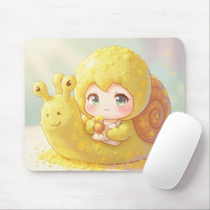 Die Schnecke und der Zauber der Blütenkronen.1 Mousepad