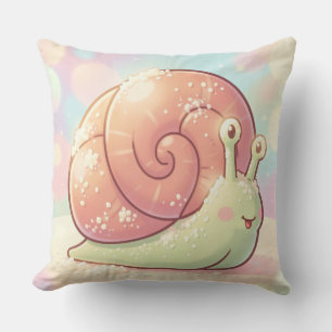 Die Schnecke und der Zauber der Blütenkronen.3 Kissen