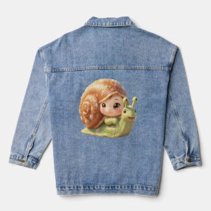 Die Schnecke und der Zauber der Blütenkronen.4 Jeansjacke