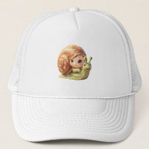 Die Schnecke und der Zauber der Blütenkronen.4 Truckerkappe