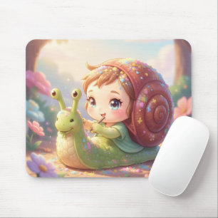 Die Schnecke und der Zauber der Blütenkronen.9 Mousepad