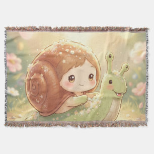 Die Schnecke und der Zauber der Blütenkronen Decke