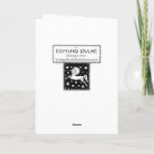 Die Schnee-Königin durch Edmund Dulac Karte (Rückseite)