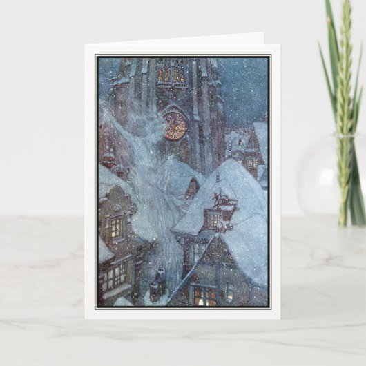 Die Schnee-Königin durch Edmund Dulac Karte (Vorderseite)