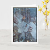 Die Schnee-Königin durch Edmund Dulac Karte (Gelbe Blume)