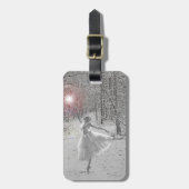 Die Schnee-Königin Gepäckanhänger (Vorderseite vertikal)