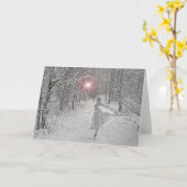 Die Schnee-Königin Karte (Gelbe Blume)