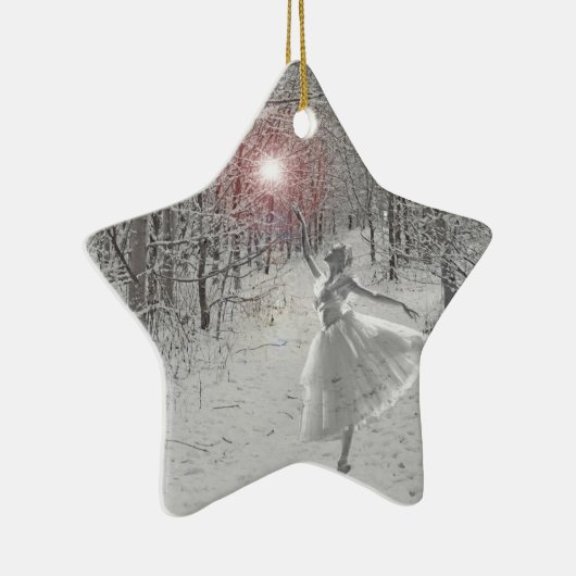 Die Schnee-Königin Keramik Ornament (Rechts)