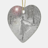 Die Schnee-Königin Keramik Ornament (Links)