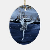 Die Schnee-Königin Keramik Ornament (Rechts)