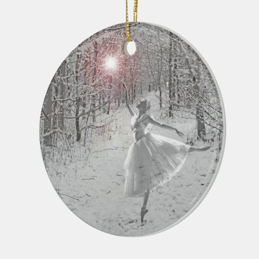 Die Schnee-Königin Keramikornament (Links)