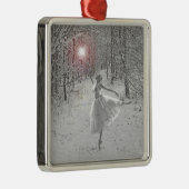 Die Schnee-Königin Silbernes Ornament (Rechts)