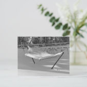 Die Schneeballkarte Postkarte (Stehend Vorderseite)