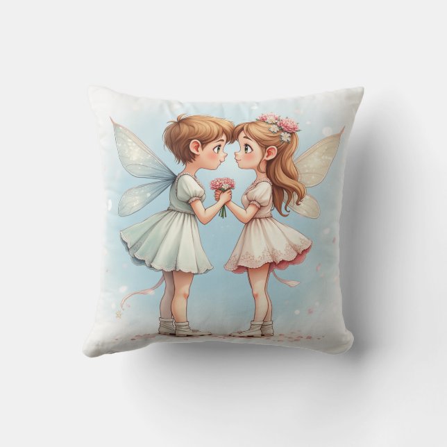 Die Schneeflocken Pillows Kissen (Rückseite)