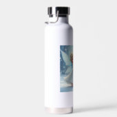 Die Schneeflocken Wasserflaschen Trinkflasche (Rechts)
