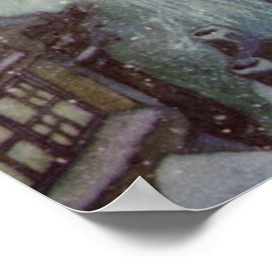 die Schneekönig von Edmund Dulac Poster (Ecke)