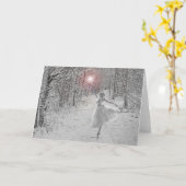 Die Schneekönigin Karte (Gelbe Blume)