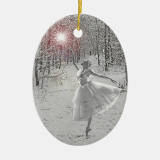 Die Schneekönigin Keramik Ornament