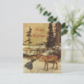Die Schneekönigin Märchen mit Gerda Postkarte (Stehend Vorderseite)