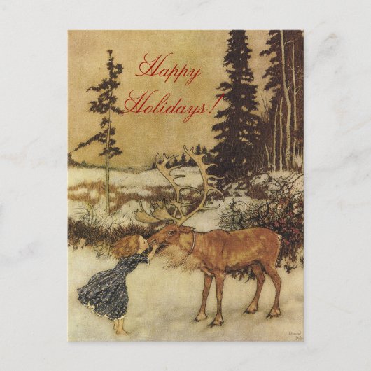 Die Schneekönigin Märchen mit Gerda Postkarte (Vorderseite)