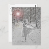 Die Schneekönigin Postkarte (Vorne/Hinten)