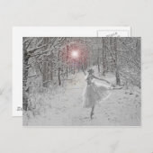 Die Schneekönigin Postkarte (Vorne/Hinten)