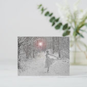 Die Schneekönigin Postkarte (Stehend Vorderseite)