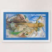 Die Schneekönigin von Alphonse Mucha Puzzle (Horizontal)