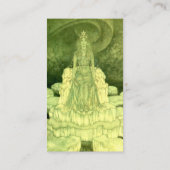 Die Schneekönigin von Edmund Dulac Illustrationen Visitenkarte (Rückseite)