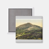 Die Schneekoppe mit Kammpartie, Riesengebirge, G Magnet (Vorderseite/Rückseite)