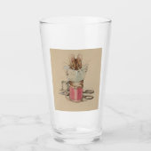 Die Schneidermäuse (von Beatrix Potter) Glas (Vorderseite)