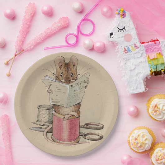 Die Schneidermäuse (von Beatrix Potter) Pappteller (Party)