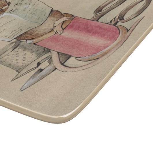 Die Schneidermäuse (von Beatrix Potter) Schneidebrett (Ecke)