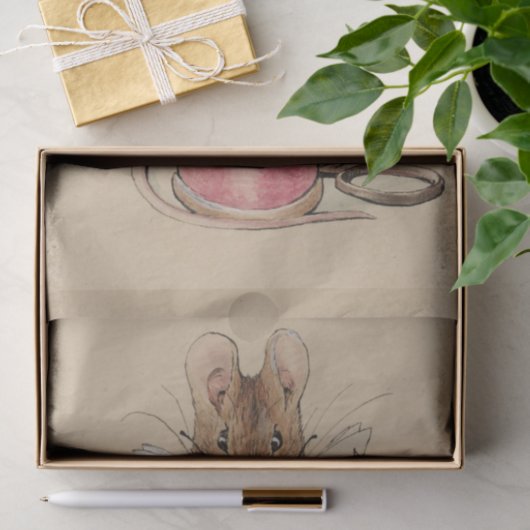 Die Schneidermäuse (von Beatrix Potter) Seidenpapier (Geschenk)
