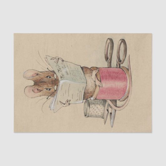 Die Schneidermäuse (von Beatrix Potter) Seidenpapier (Vorderseite)
