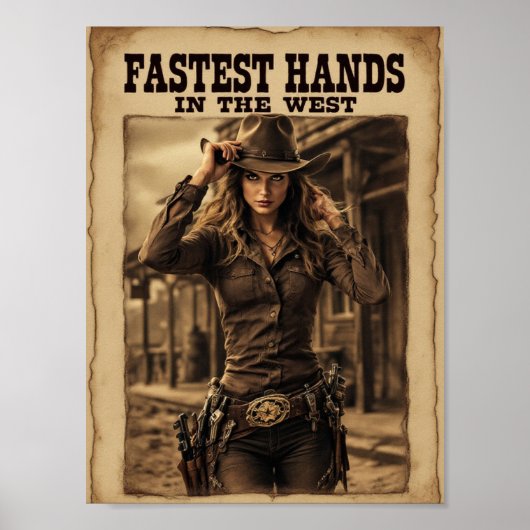 Die schnellsten Hände im Westen - das legendäre Co Poster (Vorne)