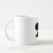 Die Schnurrbart-Mann-Kaffeetasse Kaffeetasse (Links)