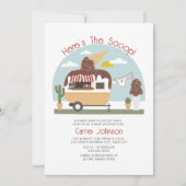 Die Schokolade-Eiscreme-Neutral-Babydusche Einladung (Vorderseite)