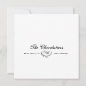 Die Schokolade - Mini-Print (Rückseite)