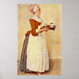 Die Schokolade von Jean-Etienne Liotard Poster