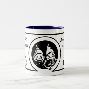 Die Schokoladenkuchen: Wir sind Geschöpfe der Zweifarbige Tasse