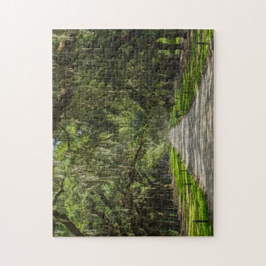 Die schöne Allee der Eichen Puzzle (Vertikal)