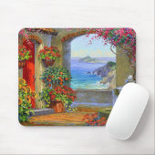Die schöne Aussicht auf das Meer Mousepad (Mit Mouse)